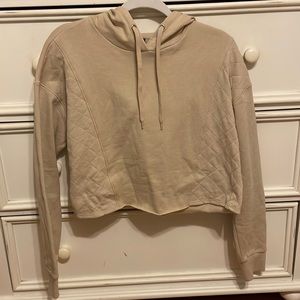 Long sleeve, lightweight cropped hoodie